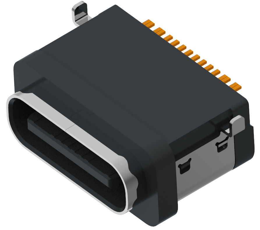 XB-TYPE C 16 P-17 XB防水USBソケットIPX 7 TYPE C 16 P沈板防水マザーシート（2脚Bタイプ）